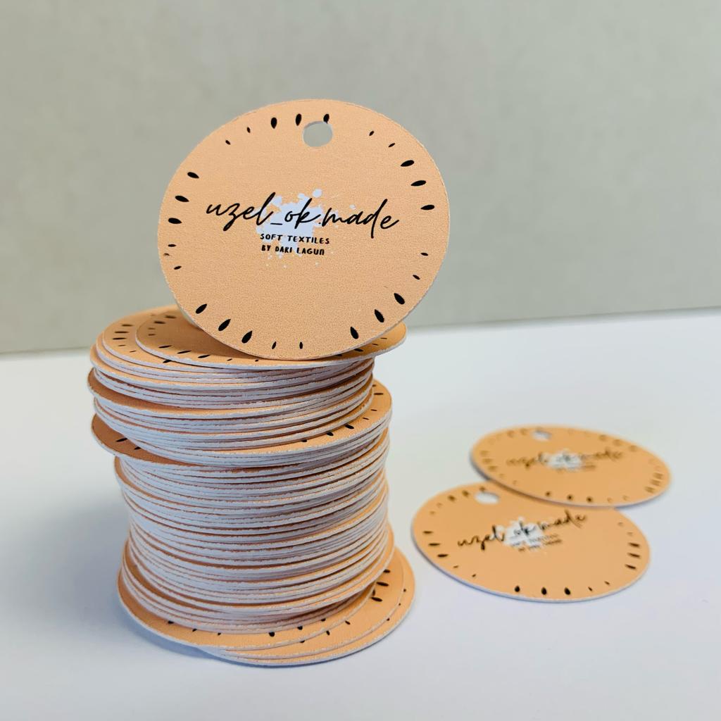 Custom Paper Tags, Personalised Cardstock Tags with Logo, Picture or Any Text, Paper Labels, Wrapping Gift Tags