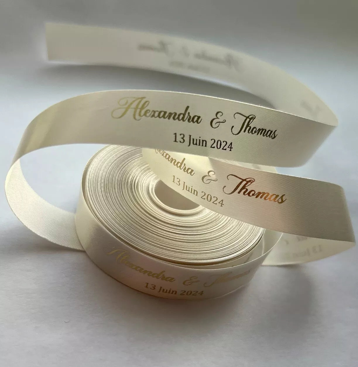 Wedding Satin Ribbon | 15 mm Satin Ribbon | Ribbon With Your Logo | Customised Ribbon